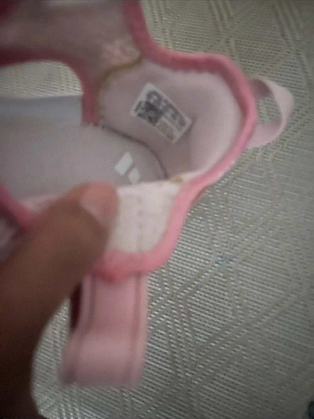 adidas Girls' Pink Mesh Water Shoes with Hook-and-Loop Strap